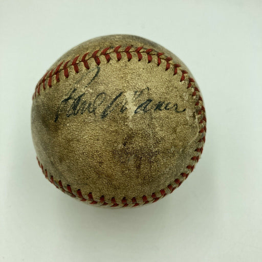 Paul Waner Single Signed 1940's National League Frick Baseball With JSA COA RARE