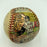 Beautiful Hank Aaron Signed Hand Painted George Sosnak Folk Art Baseball JSA COA