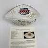 Kurt Warner Isaac Bruce St. Louis Rams Team Signed Super Bowl Football JSA COA