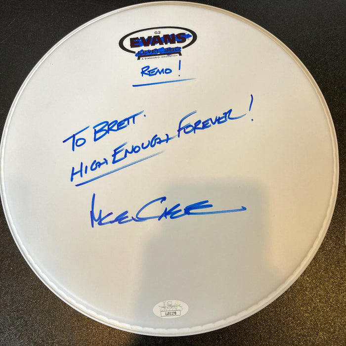 Michael Cartellone Signed Autographed Drumhead With JSA COA