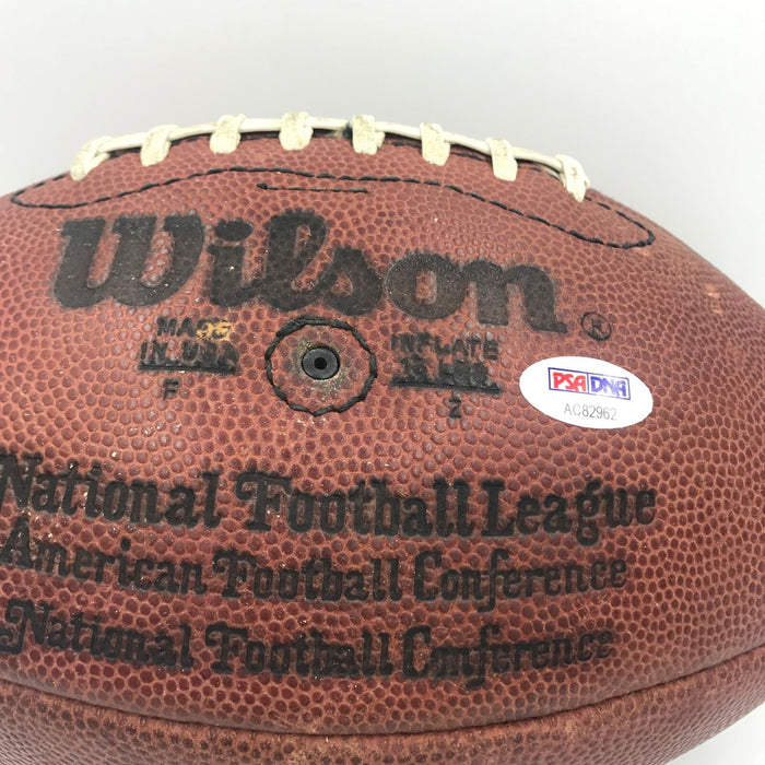 Forrest Gregg Packers Signed Autographed Vintage NFL Wilson Football PSA DNA COA