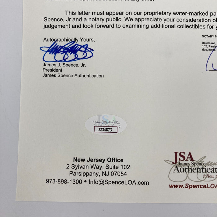 President Franklin D. Roosevelt First Pitch Signed Baseball April 14, 1941 JSA