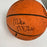 1985-86 Los Angeles Lakers Team Signed Basketball Abdul Jabbar Magic Johnson BAS