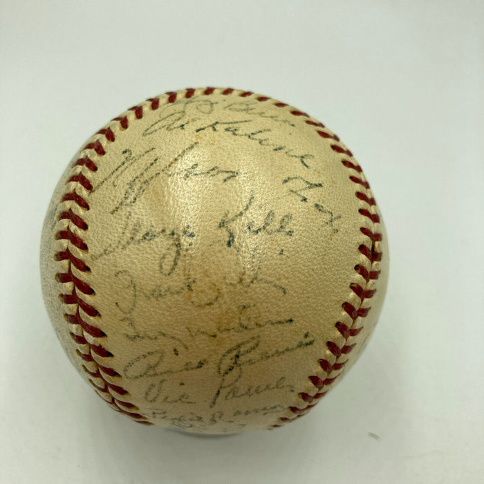 Mickey Mantle Ted Williams 1956 All Star Game Team Signed Baseball JSA COA