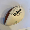 Jim Brown #32 Signed Official Wilson NFL Football JSA COA