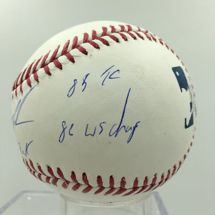 Dwight Doc Gooden Signed Heavily Inscribed MLB Baseball PSA DNA COA