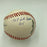 Richie Ashburn 1958 Hits Leader 215 Hits Signed Inscribed Baseball PSA DNA COA