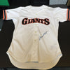 Willie Mays Signed Authentic San Francisco Giants Game Issued Jersey JSA COA