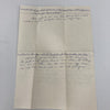 Rare Jesse Haines Signed Handwritten Questionnaire Great Baseball Content JSA