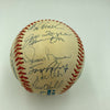 1998 Yankees World Series Champs Team Signed Baseball Derek Jeter Rivera JSA COA