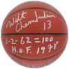 Wilt Chamberlain 100 Point Game HOF 1978 Signed Basketball PSA DNA GEM MINT 10