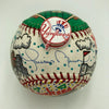 Mariano Rivera Signed Hand Painted Charles Fazzino Pop Art Baseball Steiner