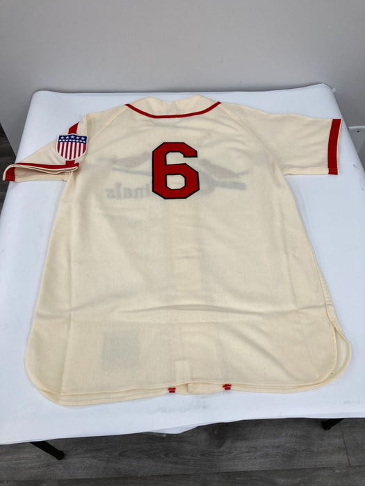 Stan Musial Signed St. Louis Cardinals Mitchell & Ness Jersey Beckett COA