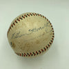 1933 New York Giants World Series Champs Team Signed Baseball Mel Ott JSA COA