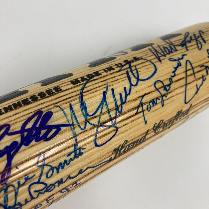 Beautiful Hall Of Fame Multi Signed Baseball Bat 42 Sigs PSA DNA COA