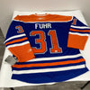 Grant Fuhr Signed Authentic Edmonton Oilers Jersey Reebok JSA COA