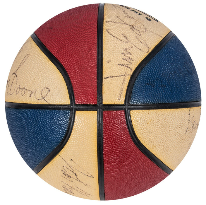 1974-75 Utah Stars Team Signed ABA Official Rawlings Basketball Beckett COA
