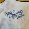 Beautiful Mike Schmidt 1980 W.S. MVP Signed Official World Series Jersey Steiner