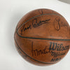 1975-76 Boston Celtics NBA Champs Team Signed Game Used Basketball Beckett COA