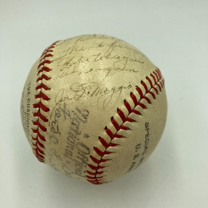 Joe Dimaggio Signed 1944 World War 2 Official National League Baseball JSA COA