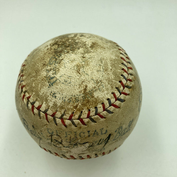 1930 World Series Game Used St. Louis Cardinals Team Signed Baseball PSA DNA COA