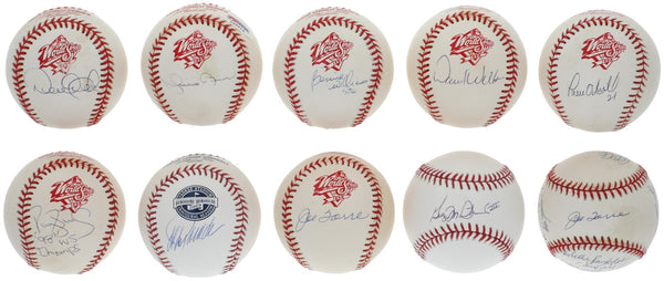 1998 New York Yankees WS Champs Team Signed Baseball Collection 51 Balls JSA COA