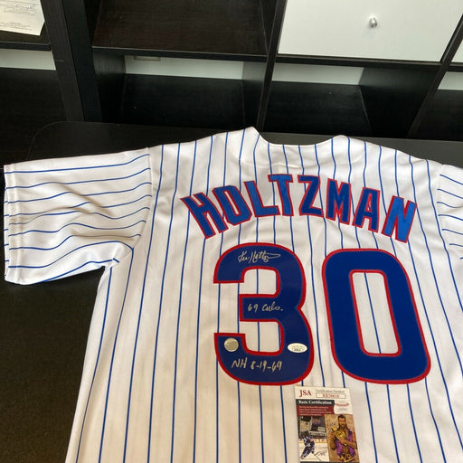 Ken Holtzman No Hitter Signed Inscribed Authentic Chicago Cubs Jersey JSA COA