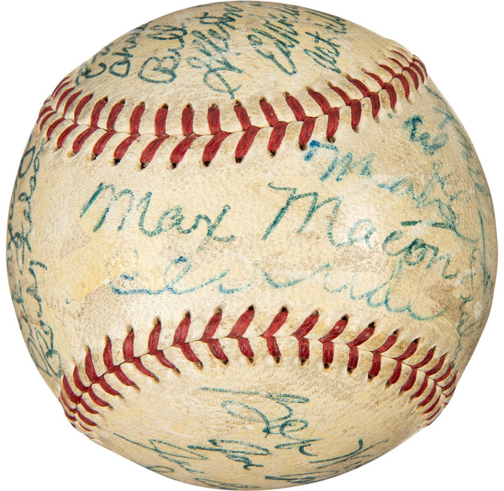 Roberto Clemente Pre Rookie 1954 Montreal Royals Minor League Signed Baseball