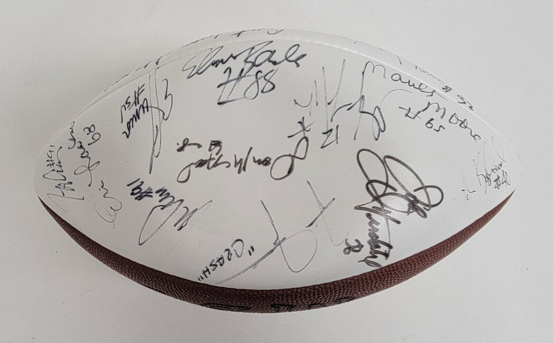 1972 Miami Dolphins Super Bowl Champs Team Signed Football 38 Sigs Beckett COA