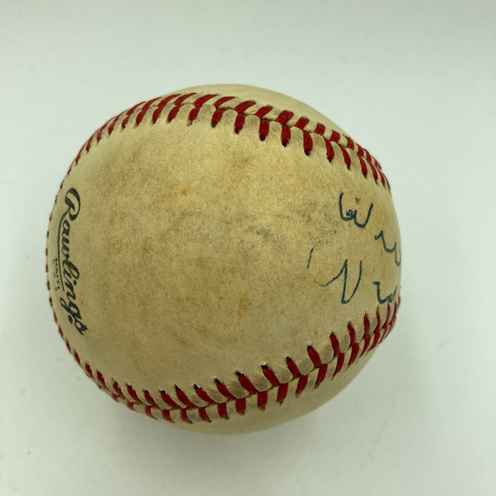 The Finest Willie Wells Single Signed Autographed Baseball Hall Of Fame JSA COA