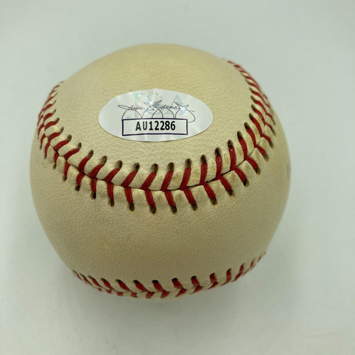 Roger Staubach Signed Vintage 1950's American League Baseball JSA COA
