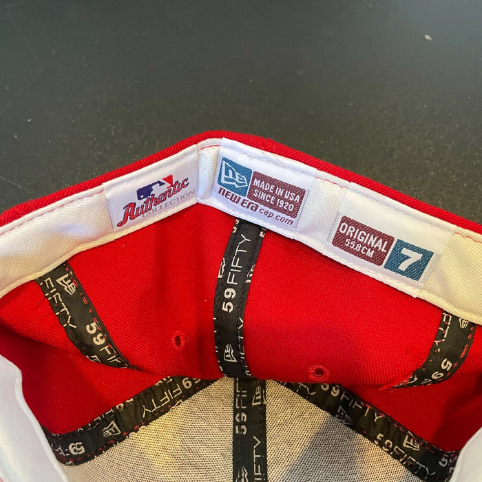 Mike Schmidt Signed Authentic Philadelphia Phillies Game Model Baseball Hat JSA