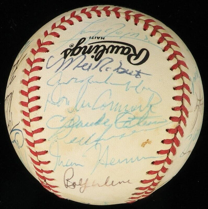 Philadelphia Phillies Legends Multi Signed Baseball Richie Ashburn PSA DNA COA