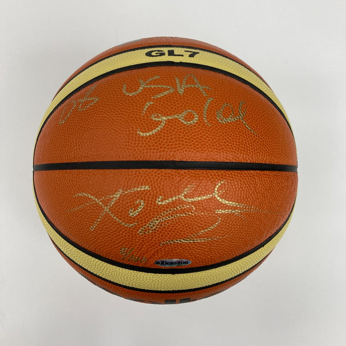 Kobe Bryant "2008 USA Gold" Signed Official Olympics FIBA Basketball UDA COA
