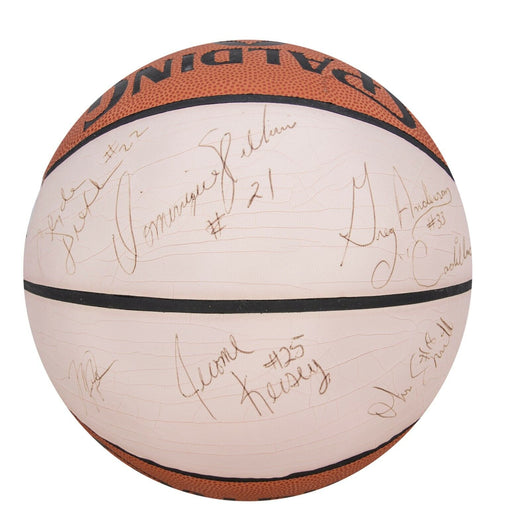 Michael Jordan 1988 Slam Dunk Contest Multi Signed Spalding Basketball Beckett
