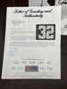 The Finest Jim Brown Signed Heavily Inscribed STATS Cleveland Browns PSA DNA JSA