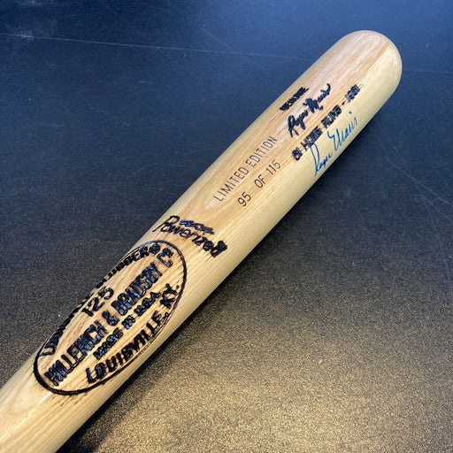 Stunning Mickey Mantle & Roger Maris Signed Game Model Baseball Bat PSA DNA MINT