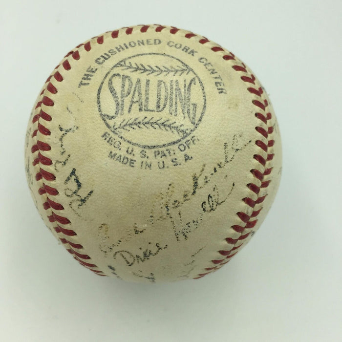 Nice 1950 Cincinnati Reds Team Signed National League Baseball 27 Sigs JSA COA