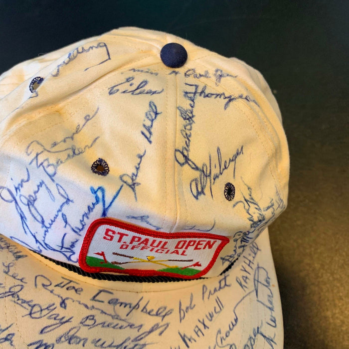 PGA Golf Signed '61 St Paul Open Officials Hat 40 Sigs W/ Winner Don January