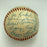 Washington Senators Legends Signed Baseball Moe Berg Goose Goslin 31 Sigs PSA