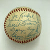 Washington Senators Legends Signed Baseball Moe Berg Goose Goslin 31 Sigs PSA