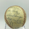 Beautiful 1937 Detroit Tigers Team Signed AL Baseball Hank Greenberg JSA COA