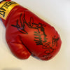 Ring Magazine Fighter Of The Year Multi Signed Boxing Glove JSA
