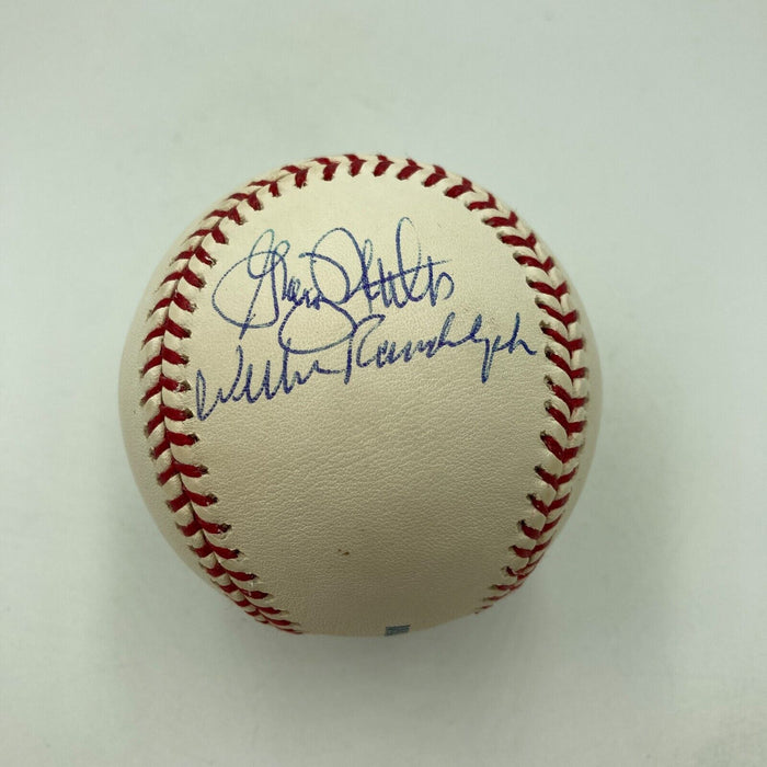 Rare Derek Jeter & Don Mattingly Yankees Living Captains Signed Baseball Steiner