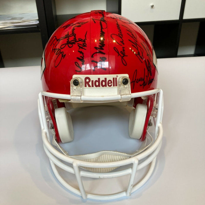 1969 KANSAS CITY CHIEFS SUPER BOWL IV CHAMPIONS TEAM SIGNED HELMET PSA DNA COA