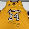 Kobe Bryant 2007-08 NBA MVP Signed Pro Cut Los Angeles Lakers Jersey UDA & JSA