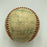 1954 New York Giants World Series Champs Team Signed Baseball Willie Mays JSA