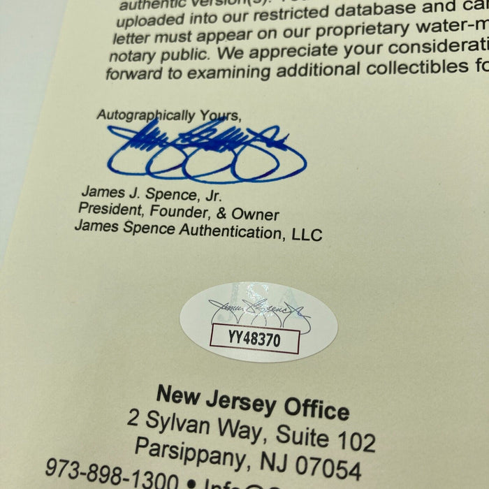 1951 Yankees World Series Champs Team Signed Baseball Mickey Mantle Rookie JSA