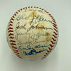 Satchel Paige Hilton Smith Negro League HOF Multi Signed Baseball JSA COA