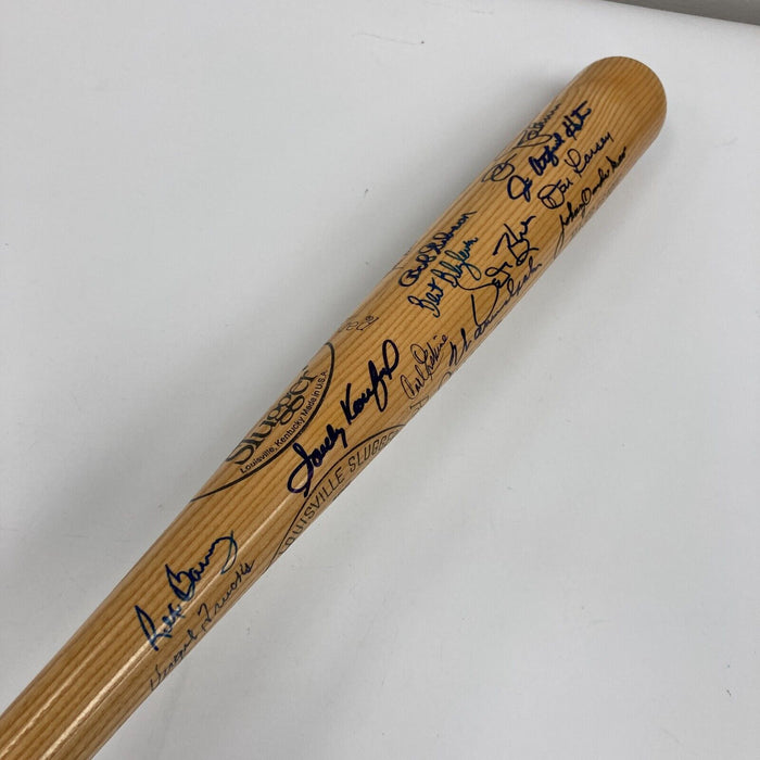 Beautiful No Hitter Pitchers Multi Signed Baseball Bat Sandy Koufax 26 Sigs JSA